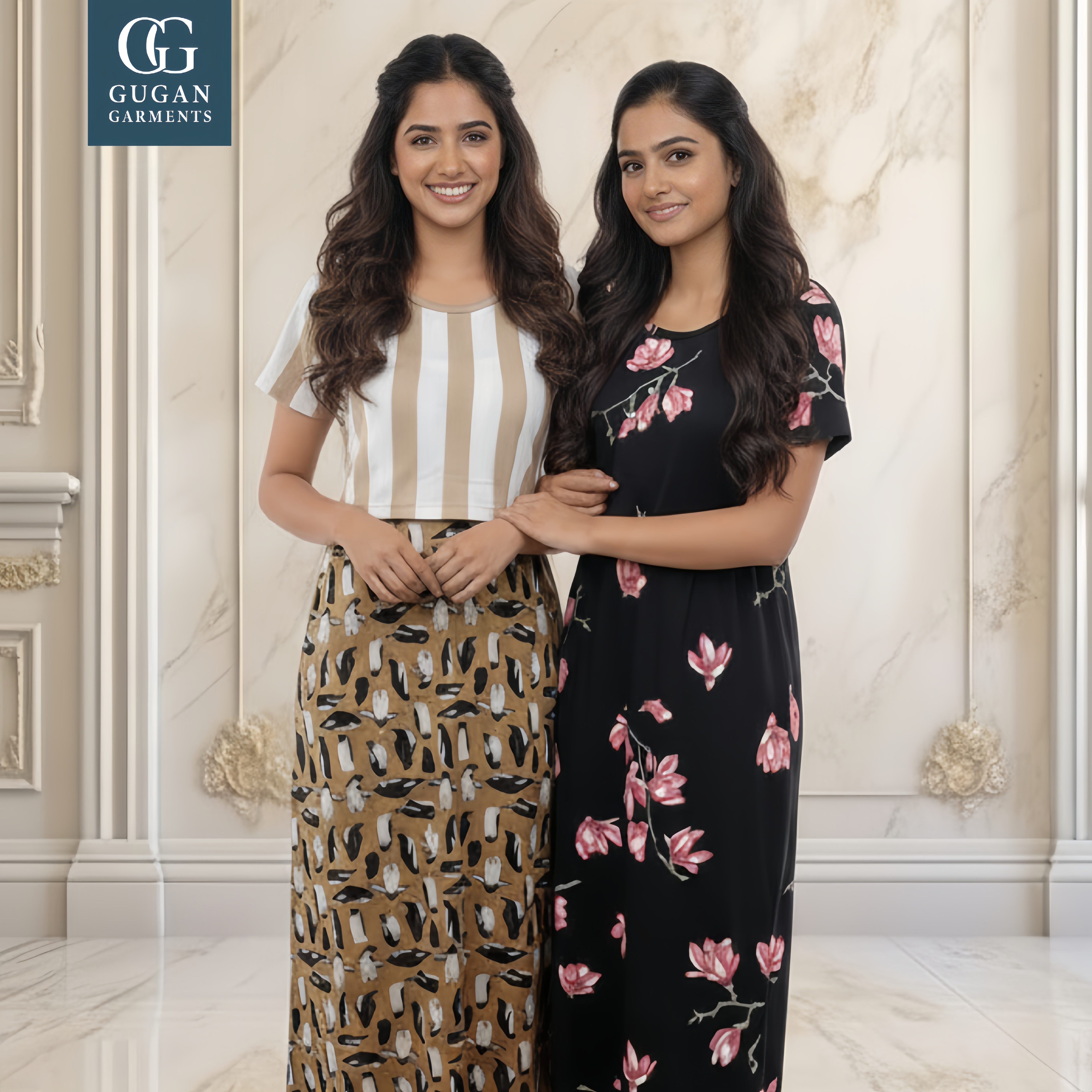 Muslin Puff Sleeve Frock